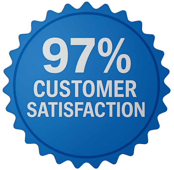 4.8 out of 5 Google Reviews score