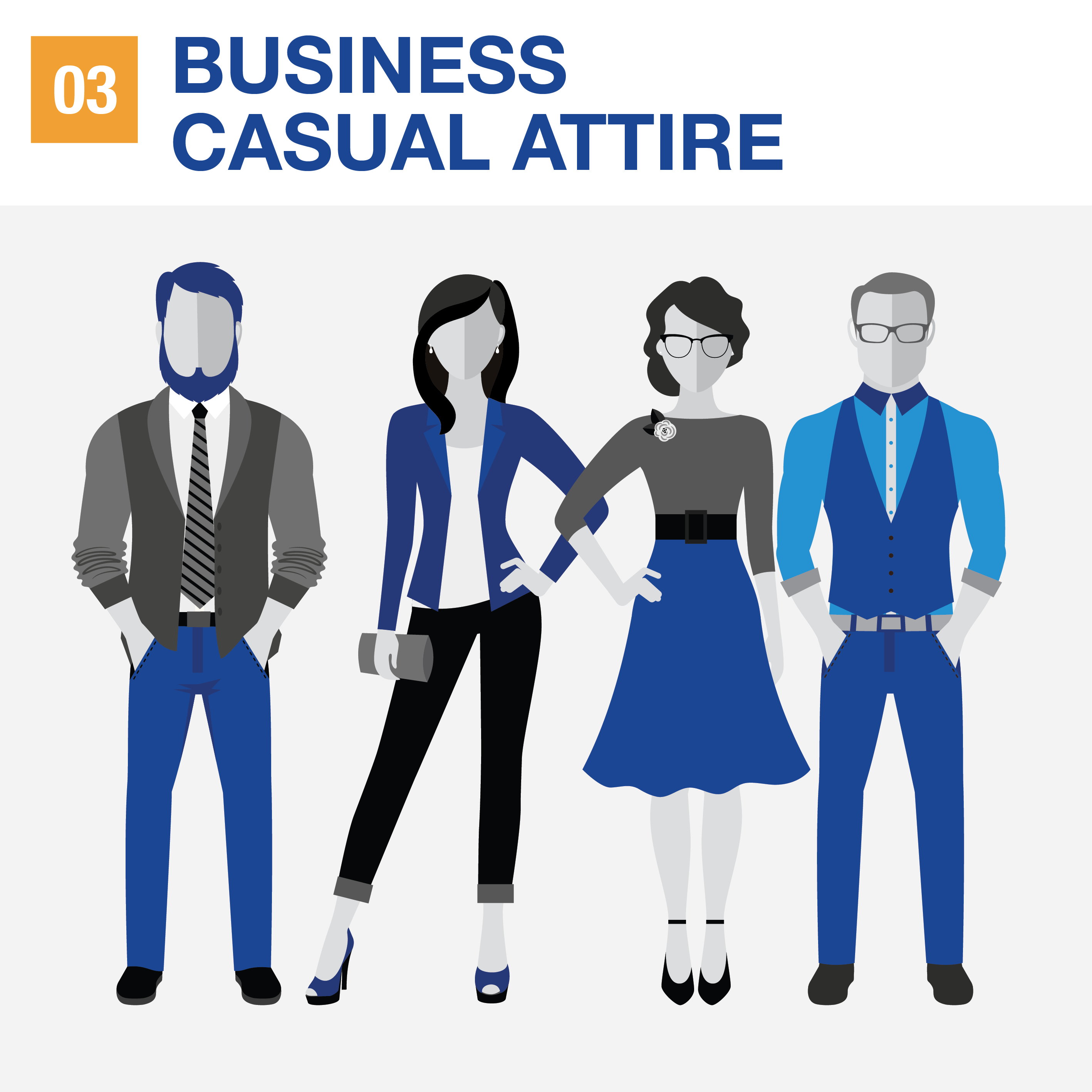types of business attire